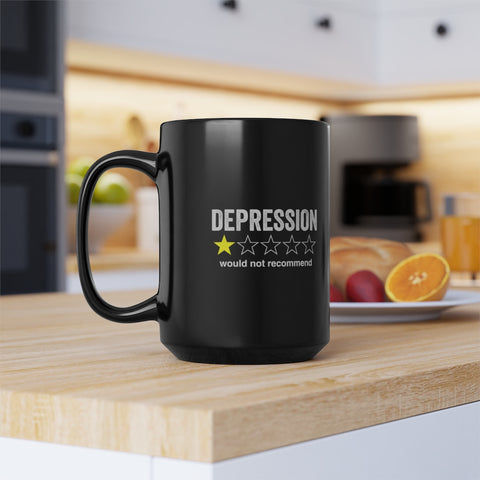 DEPRESSION: ONE STAR — 15oz Mug